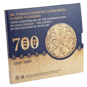 Euroset ESLOVAQUIA 2025 - 700 aniversario del Florin de oro como moneda del pais - Picture 1 of 3