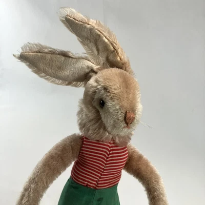 复古 20 世纪 60 年代 Schuco “Bigo Bello” 兔子毛绒玩具 状况良好 — 第 1/4 张图片