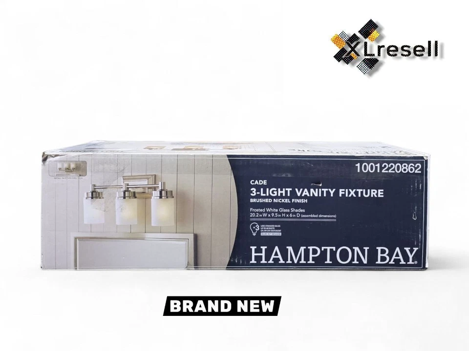 Hampton Bay NB33307 Vanity Lighting - Nickel
