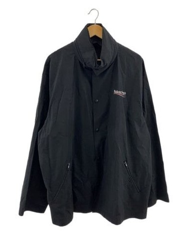 BALENCIAGA Blouson 48 Poliestere BLK Stampa 508531 TYD36