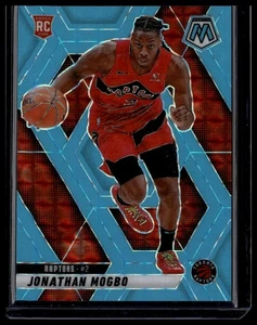 2024-25 Panini Mosaic Jonathan Mogbo Blue Fluorescent Mosaic #/75 - Picture 1 of 2