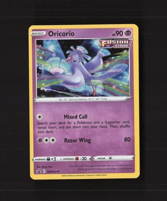Oricorio SWSH210 Sword & Shield Black Star Promo Holo Pokemon Card LP+ - Image 1 of 4