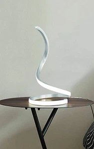 Spiral LED Table Lamp Bedside Lamp Night Light Creative Desk Lamp for Reading UK - Picture 1 of 9