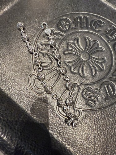 CHROME HEARTS bracciale stile cuori cromati 8 pollici