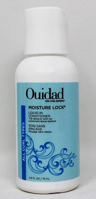 Nuevo acondicionador Ouidad Moisture Lock Leave In hidratante cabello rizado 2,5 oz viaje Foto 1 de 3