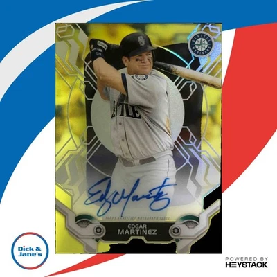 2019 Topps High Tek Edgar Martinez Auto #HTA-EM Seattle Mariners - Image 1 of 4