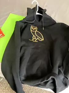 DRAKE, the singer schwarzer Hoodie mit goldenem Schriftzug, Größe XL, 30" lang, 24" quer - Bild 1 von 16