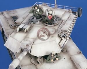 Verlinden 1/35 US Tank Crew in Iraq War (3 Half-figures) [Resin Model kit] 2277