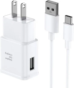 Wall Charger & USB-C Cable for Samsung Galaxy A Series S9 S10+ S20 Sim Pin Tool - Picture 1 of 11