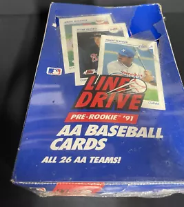 1991 Line Drive Baseball AA Pre-Rookies - werkseitig versiegelte Box - Bild 1 von 6