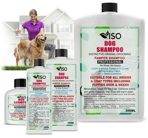 Dog Shampoo Natural Puppy Shampoo Cologne Grooming Healthy Shiny Coat UK - Picture 1 of 5