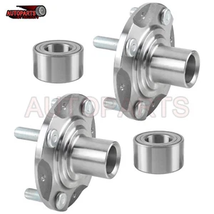 Pair(2) Front Wheel Hub Bearing Assy For 88-91 Honda Civic CRX DX EX LX Si  - Picture 1 of 16