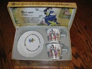 Snow White 6.5 oz. Frothy Espresso Set of 2 Cup & Saucer CARDEW DESIGN New - Picture 1 of 10
