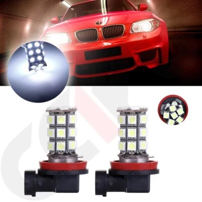 2 piezas H11 H8 H9LED SMD actualización luz blanca bombillas antiniebla lámpara 6000K alta potencia Foto 1 de 4