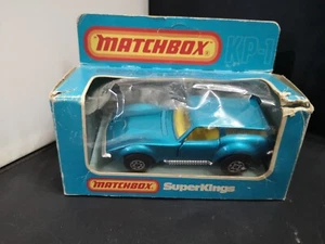 B215-MATCHBOX SUPERKINGS K-55 CORVETTE CAPER CART WITH BOX - Picture 1 of 9