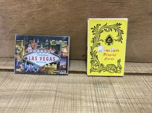 Welcome To Fabulous Las Vegas Nevada + Atlanta Playing Cards Sealed Lot of 2 - Picture 1 of 5