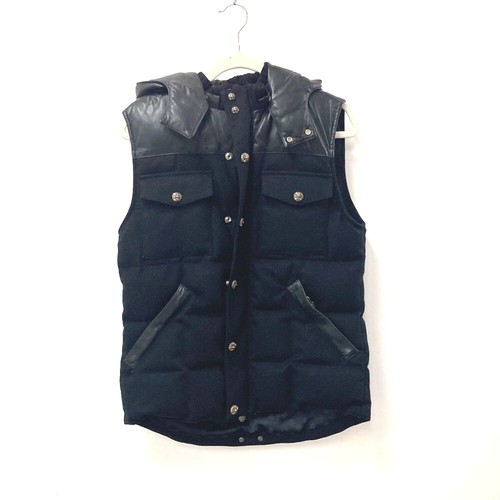 Felpa con cappuccio CHROME HEARTS logo ferro di cavallo abbigliamento top capospalla gilet