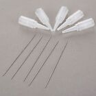 50pcs 0.4mm 1R Eyebrow Tattoo Needles with 50pcs Round Mouth 1R Needle Tips Set