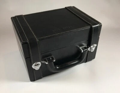 Estuche de maquillaje de viaje Bobbi marrón negro para mujer 10"x7"x6" Foto 1 de 4