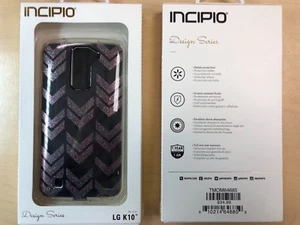 Incipio DualPro Dual Layer Hard Case for LG K10 in Clear / Glitter Arrow - Picture 1 of 2