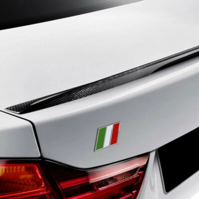 EMBLEMA LOGO SCRITTA FREGIO RILIEVO 3D BANDIERA ITALIANA ADESIVO CROMATO  - Immagine 1 di 3