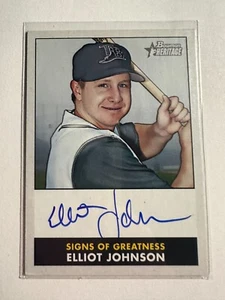 K119,138 - 2007 Bowman Heritage Signs of Greatness #EJ Elliot Johnson Auto - Picture 1 of 1
