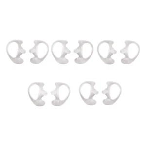 5 Pair S Left & Right Earbud Earmold for Earpiece Acoustic Tube Two-Way Radios - Picture 1 of 1
