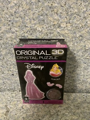 ☀️ Rompecabezas BePuzzled Original Cristal 3D Disney Aurora Rosa 39 Piezas Nuevo y Precintado Foto 1 de 2