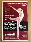 Carolyn Carlson Large Original Lithograph Creteil Opera de Paris 1975