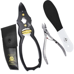 Podiatry Heavy Duty Thick Nail Professional Manicure Clippers Nippers Tool Kit - Picture 1 of 6