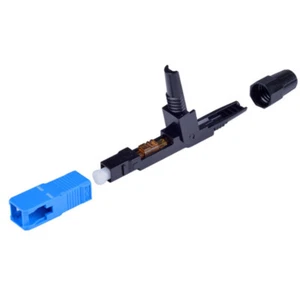 10pcs Single-Mode Fiber Optic SC/UPC Quick Fast Field Assembly Connector Ca=y= - Photo 1/10