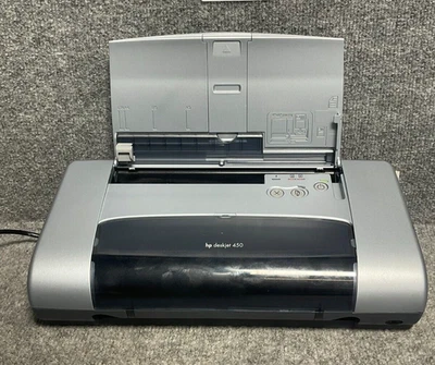 HP Deskjet 450Ci C8111A USB Color Inkjet Mobile Printer W/ Power Adapter - Image 1 of 4