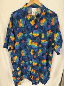 Disney Aulani Pride Hawaiian Shirt 2X XXL - Picture 1 of 3