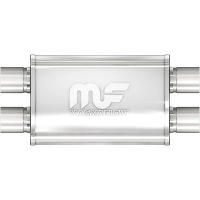 MagnaFlow Performance Exhaust Muffler 11386: 2.5" Inlet/Outlet, 4x9x14" - Image 1 of 4
