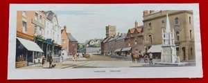 Original Railway Carriage Print Ashbourne Derbyshire by Frank Sherwin - Picture 1 of 1
