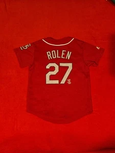 Jugend Jungen St. Louis Cardinals #27 Scott Rolen Trikot Majestic ohne Etikett Gr. Medium? - Bild 1 von 10