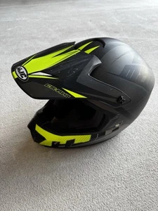 HJC CS-MX2 Motocross Helmet Matte Flat Black L LG Large ATV CS-MX CSMX II 2 - Picture 1 of 12