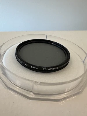 Vintage Vivitar 55mm Circular Polarizer Photography Filter w/Case Made in Japan - Image 1 of 3