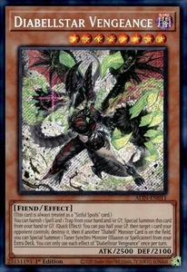 Yu-Gi-Oh! Diabellstar Vengeance 1ª Ed. ALIN-EN011 Secreto Raro Casi Nuevo/LP x1 - Imagen 1 de 2