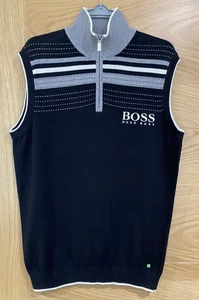 HUGO BOSS GOLF PRO - 1/4 ZIP VEST  - M - rrp £139 - Picture 1 of 10