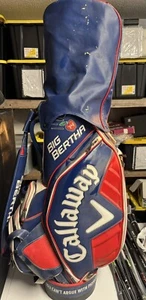 Callaway Big Bertha Staff Bag Blue/Red/White 6 Way Divide Single Strap Golf Bag - Picture 1 of 8