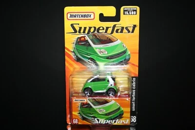Matchbox 2005 #MB451 Superfast * Box #68 - Smart Fortwo Cabrio (Green) - Image 1 of 4