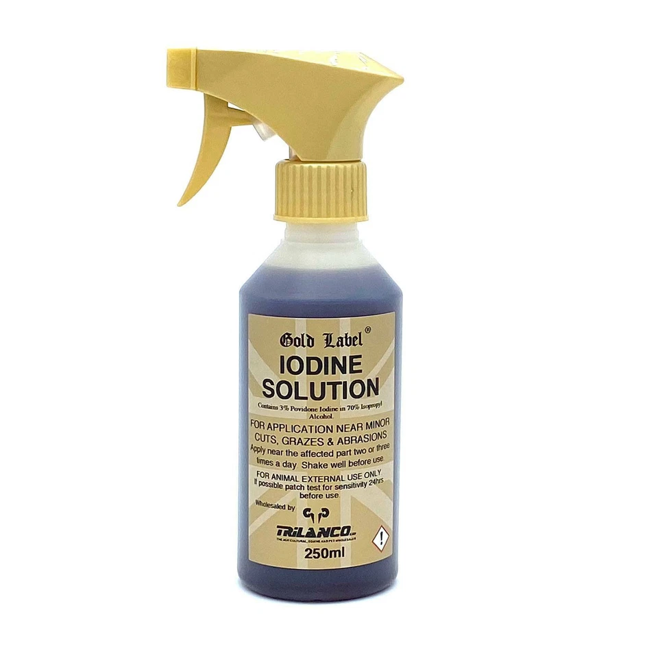 Gold Label Iodine Spray | Horses & Ponies - Image 1 of 1
