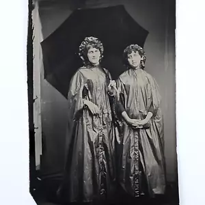 Impermeabile donna Tintype impermeabile mantello pioggia ombrello moda vittoriana - Foto 1 di 6