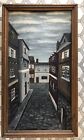 Framed Oil Painting "A Different City" by Brenda Miller - Signed 1972