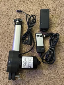 Leggett Platt Adjustable Bed Actuator PN: 210-0045/HJA35/Wired Remote Complete - Picture 1 of 6
