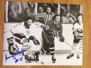 Buffalo Sabres Gerry Meehan signiert 8x10 mit Echtheitszertifikat Pose 5 - Bild 1 von 1