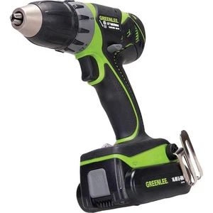 Greenlee 14.4 Volt Cordless Lithium-ion 1/2" Drill Driver! 2 Batteries Panasonic - Picture 1 of 1
