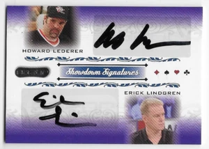2007 RAZOR POKER SIGNATURE SERIES DUAL AUTOGRAPH Howard Lederer/Erick Lindgren - Picture 1 of 1