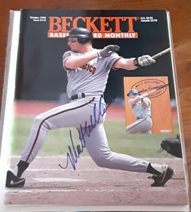 Matt Williams San Francisco Giants SIGNED AUTOGRAPHED 1994 Beckett Magazine COA - Picture 1 of 1